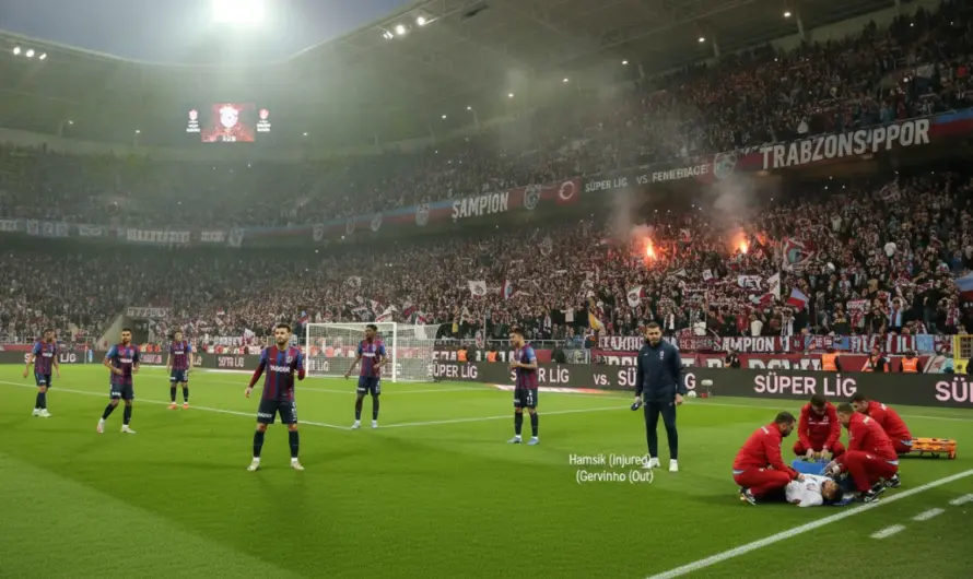 Trabzonspor’da Konyaspor Maçı Öncesi Kadro Sıkıntısı